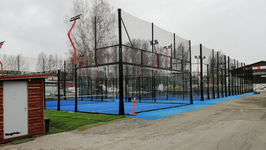 Padel-kentät, Alasinkatu 5, Jyväskylä